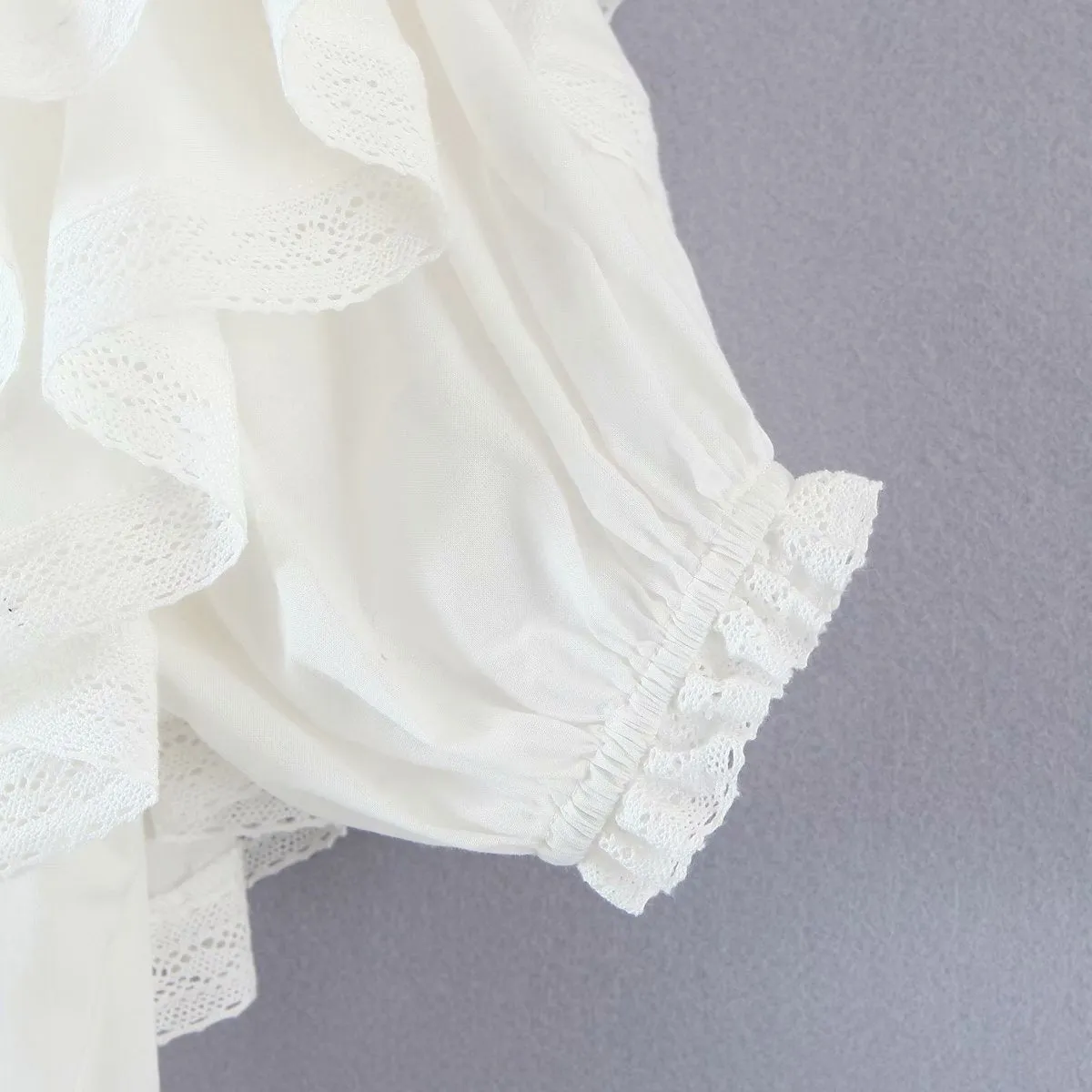 Sheer White Mini Dress