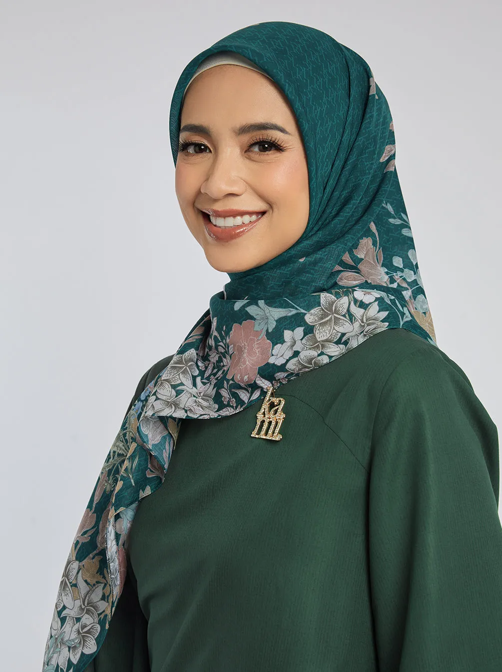 SONALI SIGNATURE SCARF EMERALD