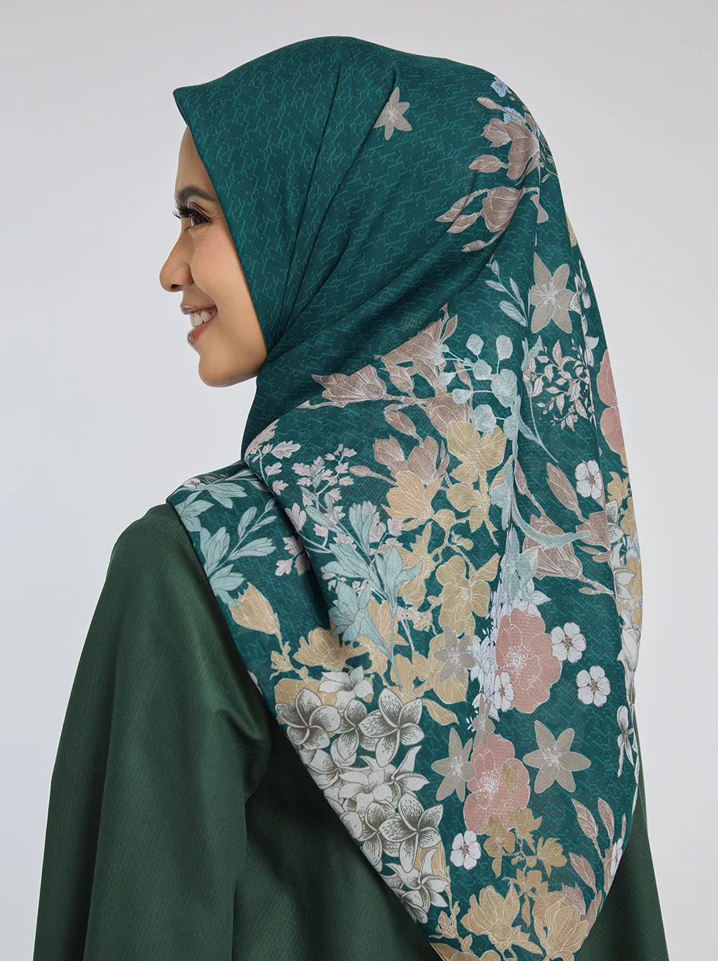 SONALI SIGNATURE SCARF EMERALD