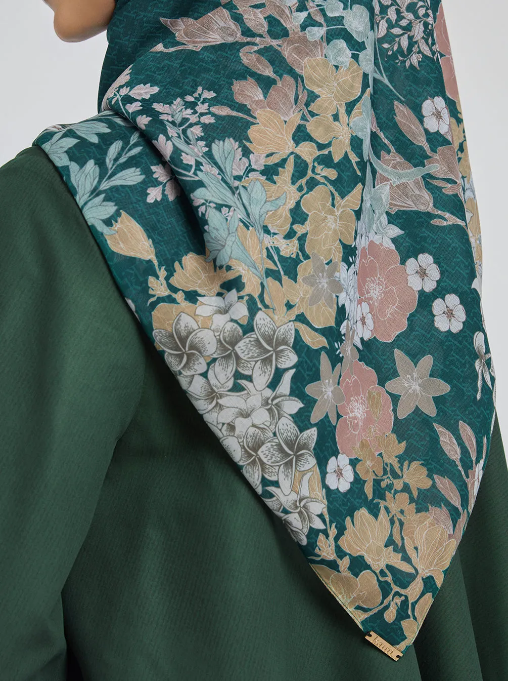 SONALI SIGNATURE SCARF EMERALD