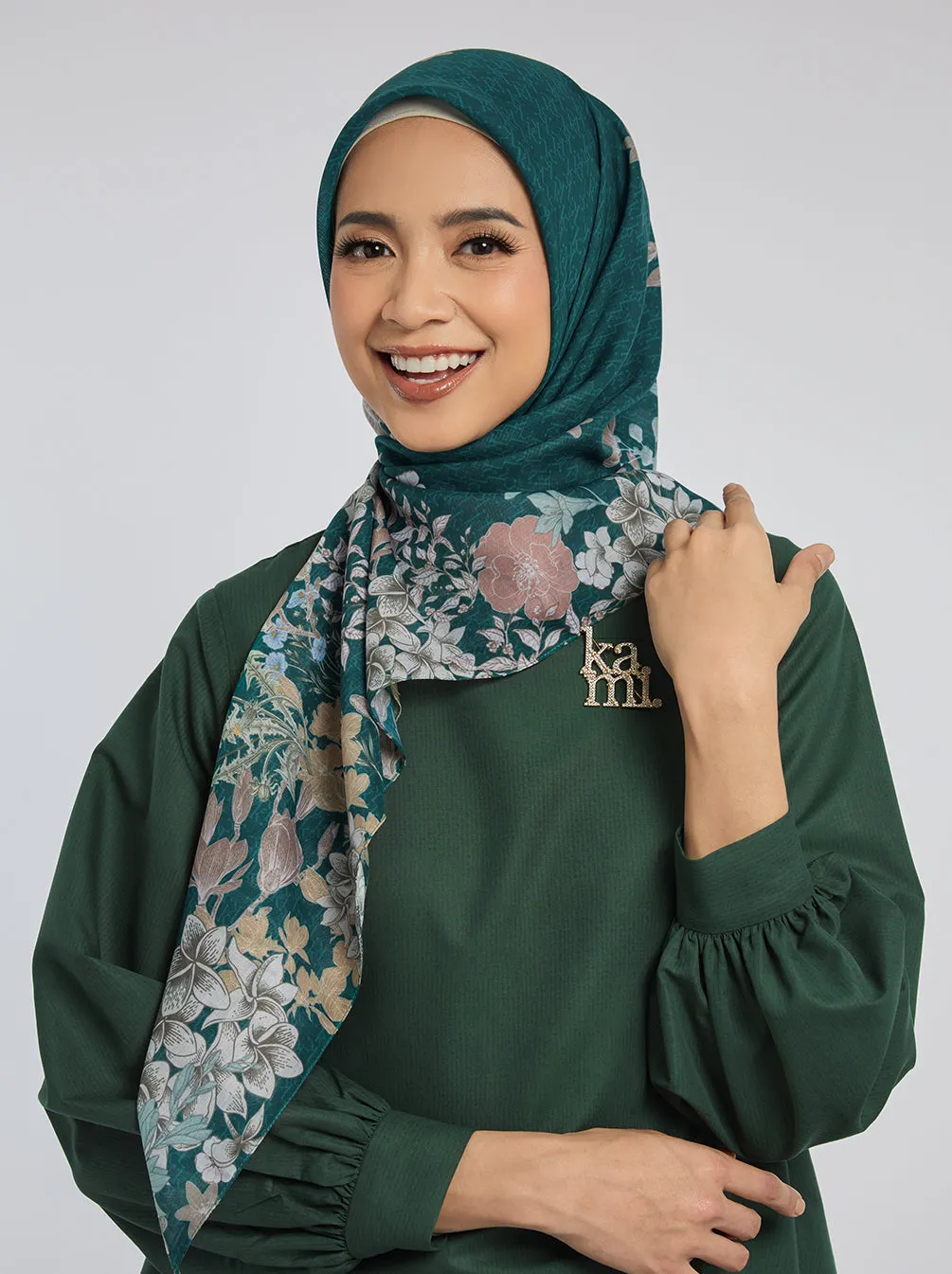 SONALI SIGNATURE SCARF EMERALD