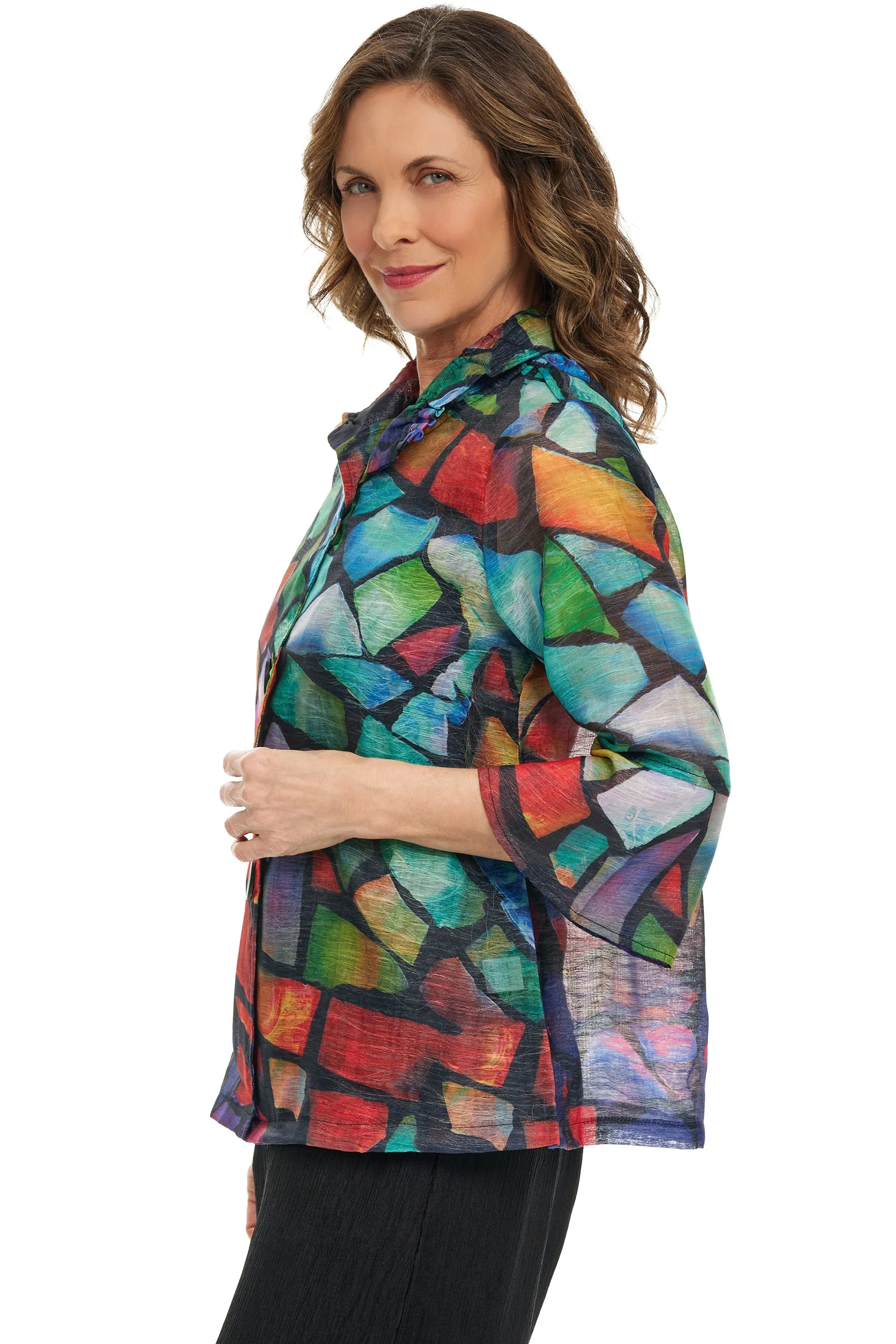 Stained Glass Organza Jacket