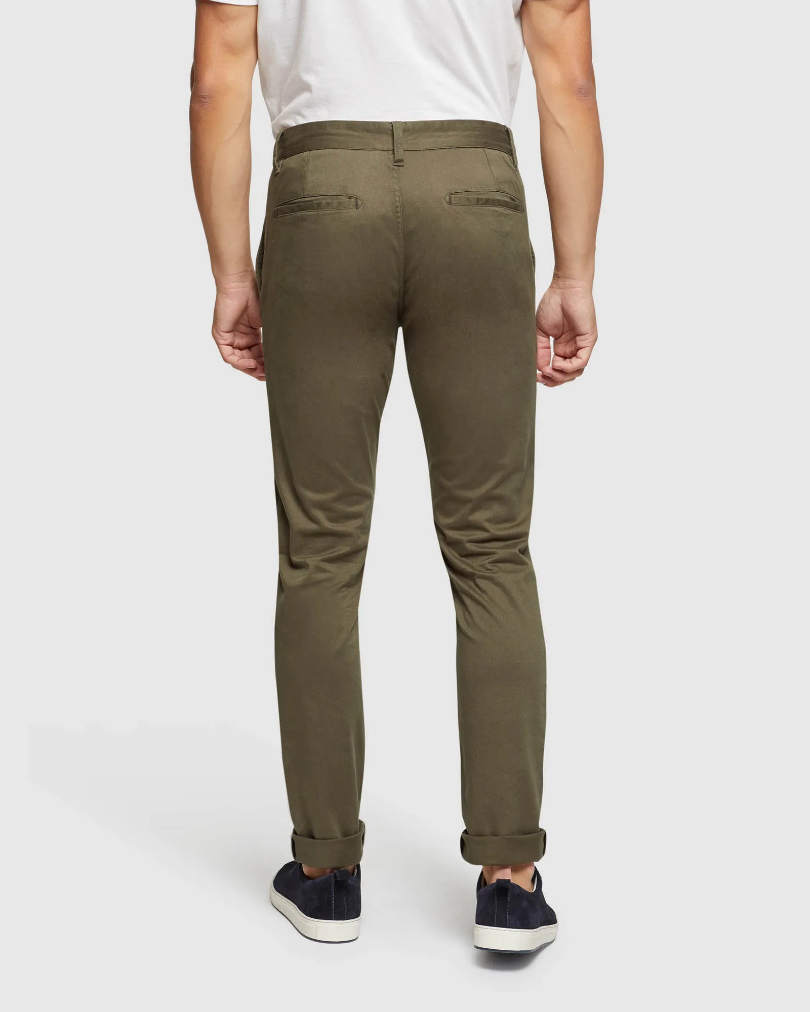 Stretch Organic Cotton Skinny Chinos