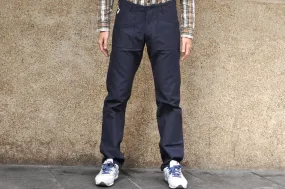 Studio D'Artisan 11oz Back Sateen Military Baker Pants (Indigo X Black)