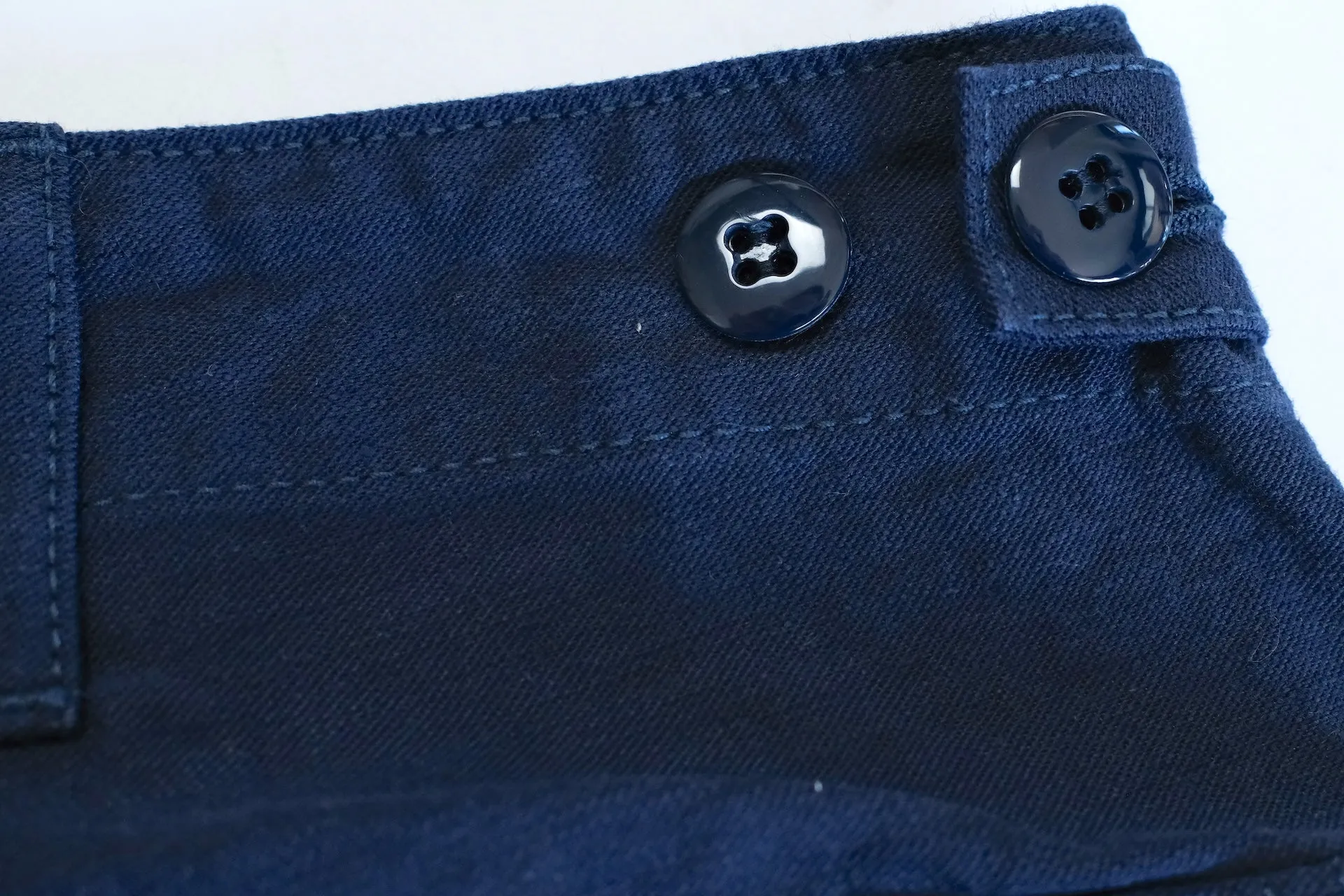 Studio D'Artisan 11oz Back Sateen Military Baker Pants (Indigo X Black)