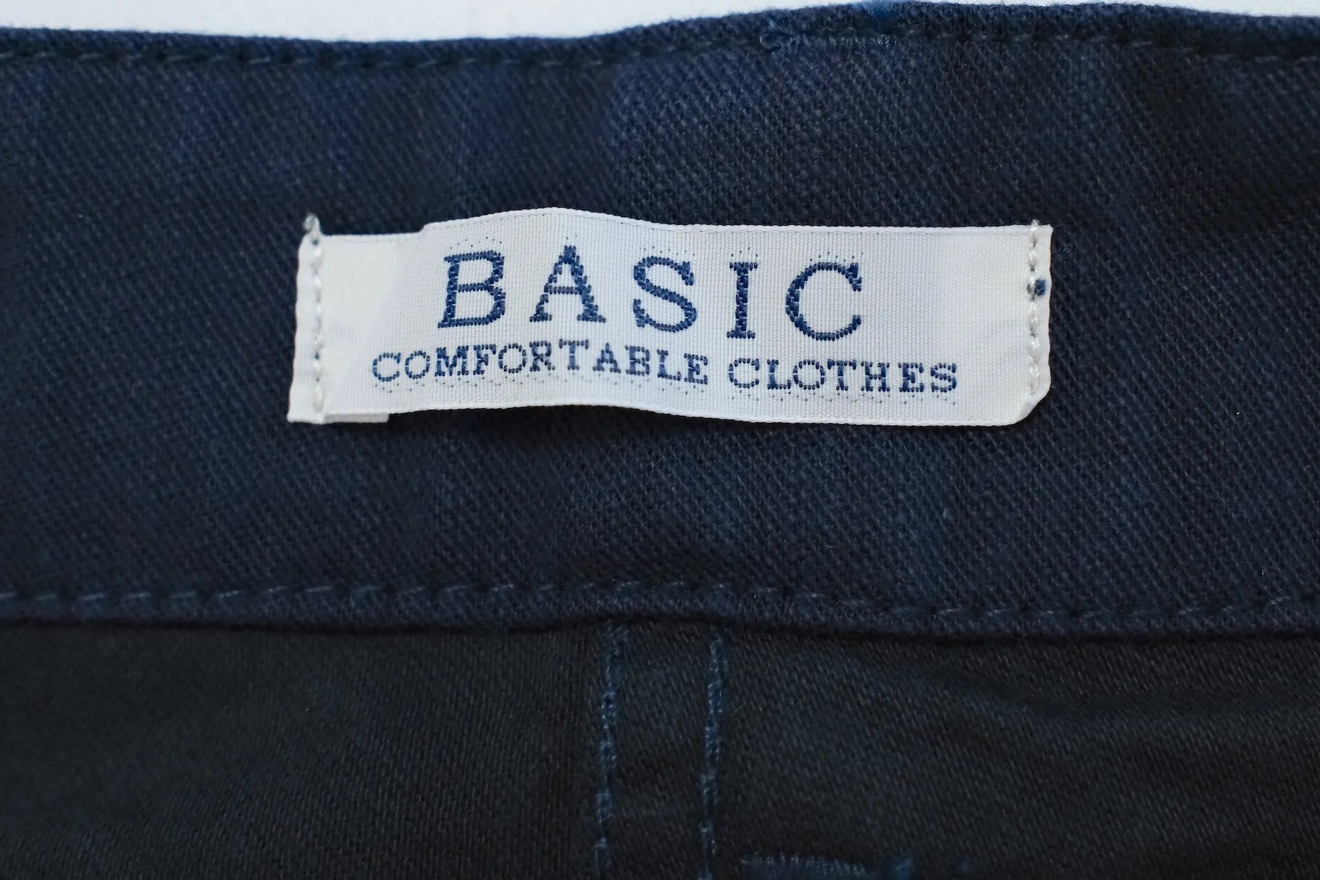 Studio D'Artisan 11oz Back Sateen Military Baker Pants (Indigo X Black)