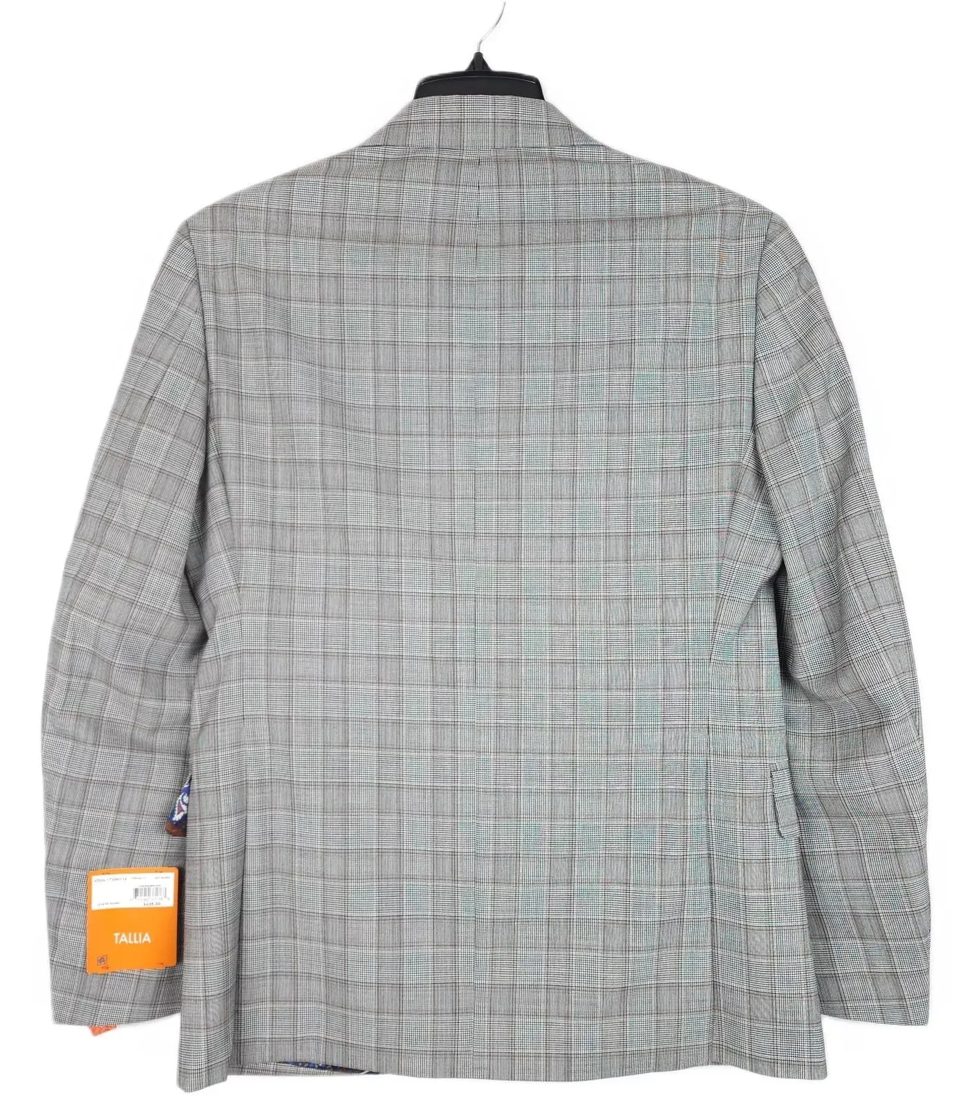 Tallia Men's Slim Fit Wool Sport Coat Blazer Brown 44L