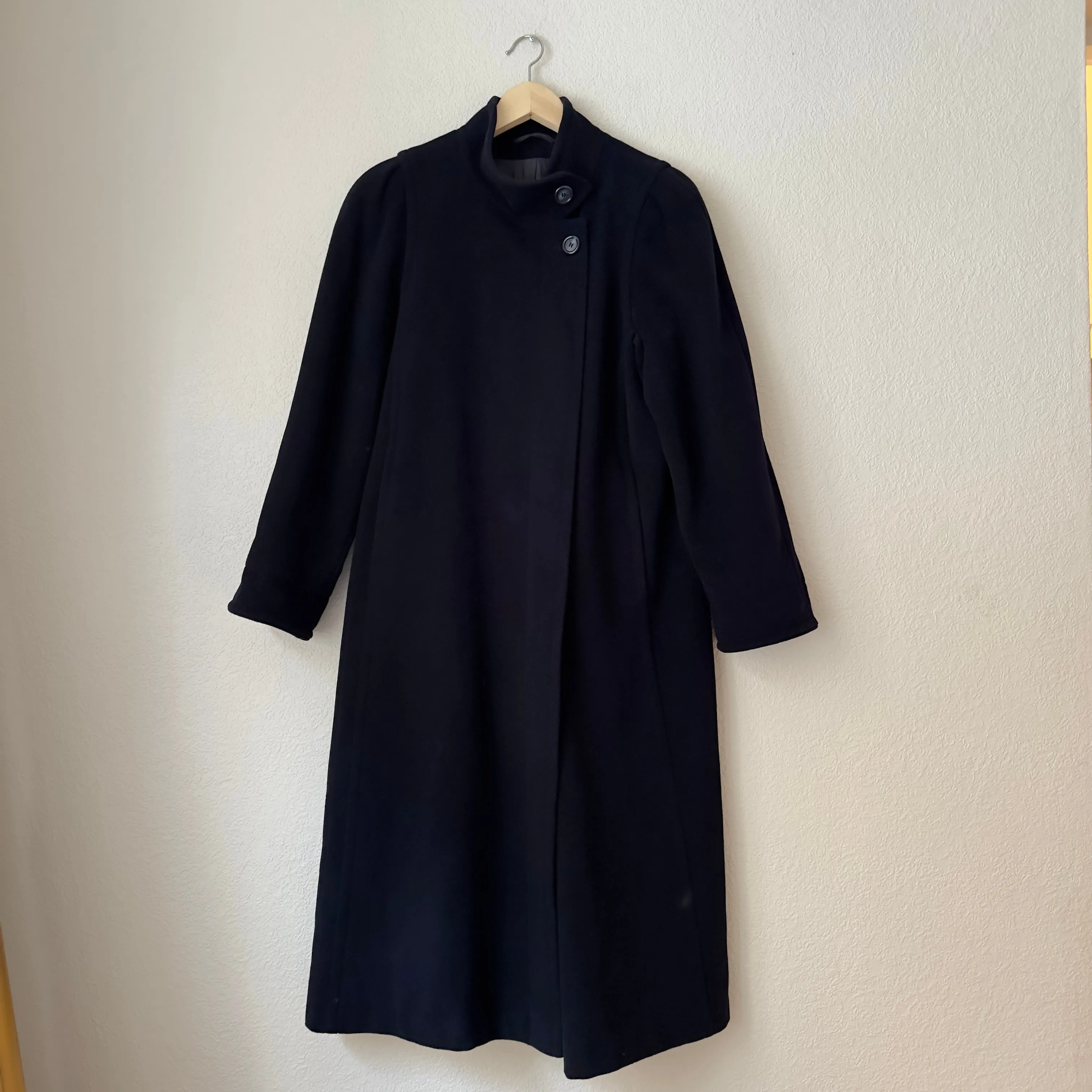 Vintage Blue Wool Coat
