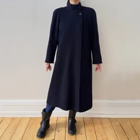 Vintage Blue Wool Coat