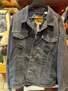 Vintage Levis Navy Cord Jacket, XXL