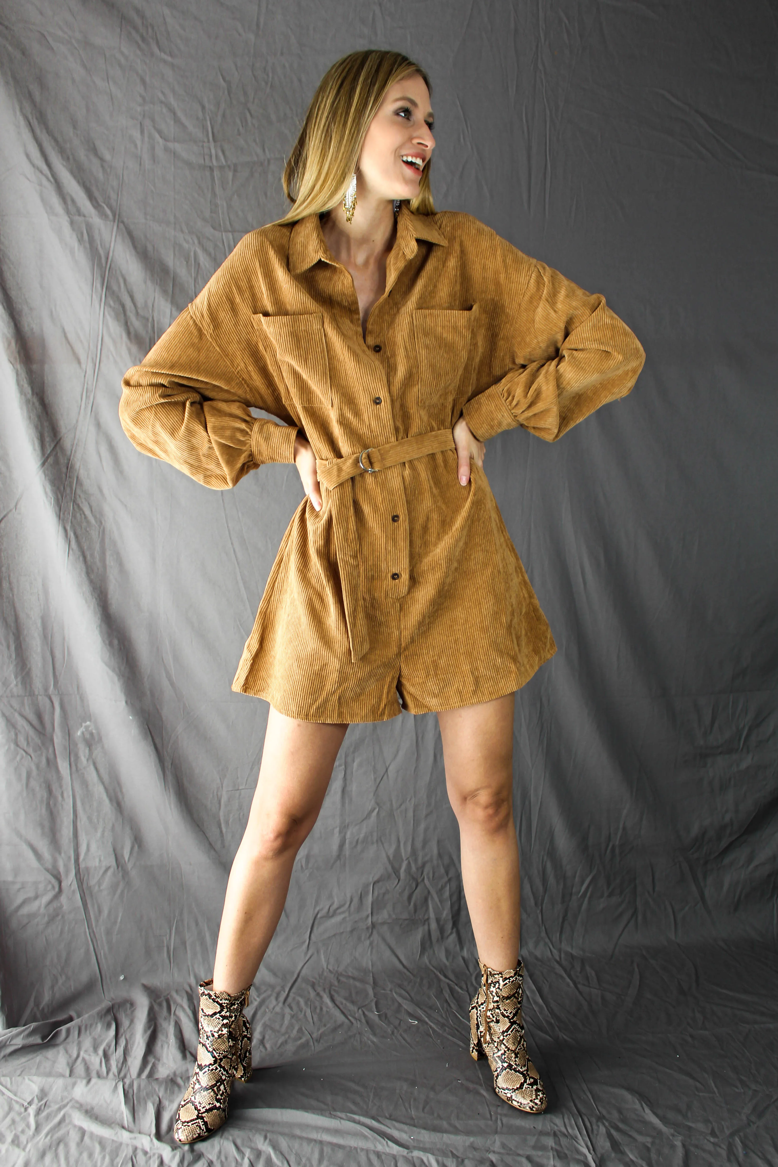 Wildwood Corduroy Romper