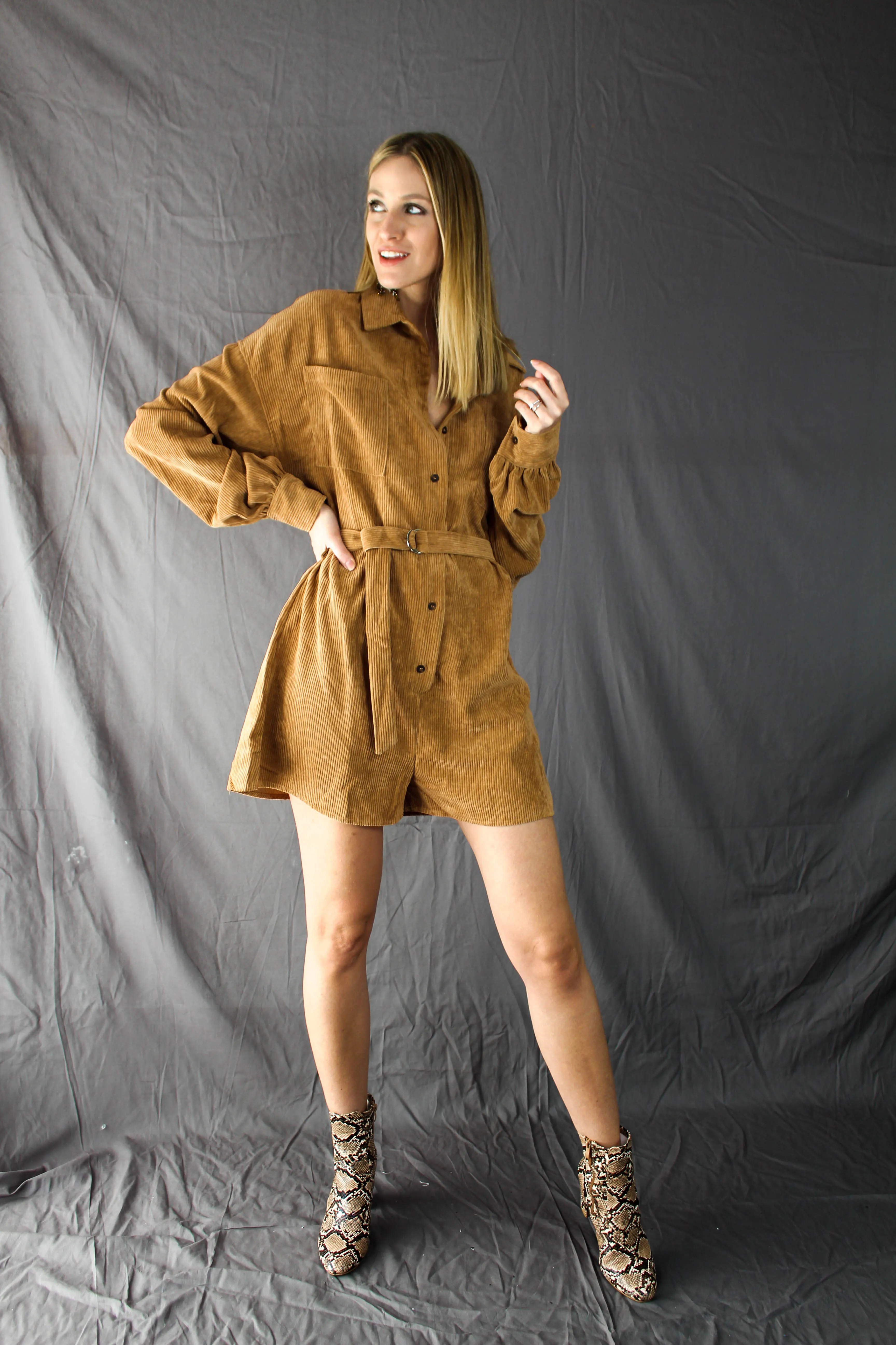 Wildwood Corduroy Romper