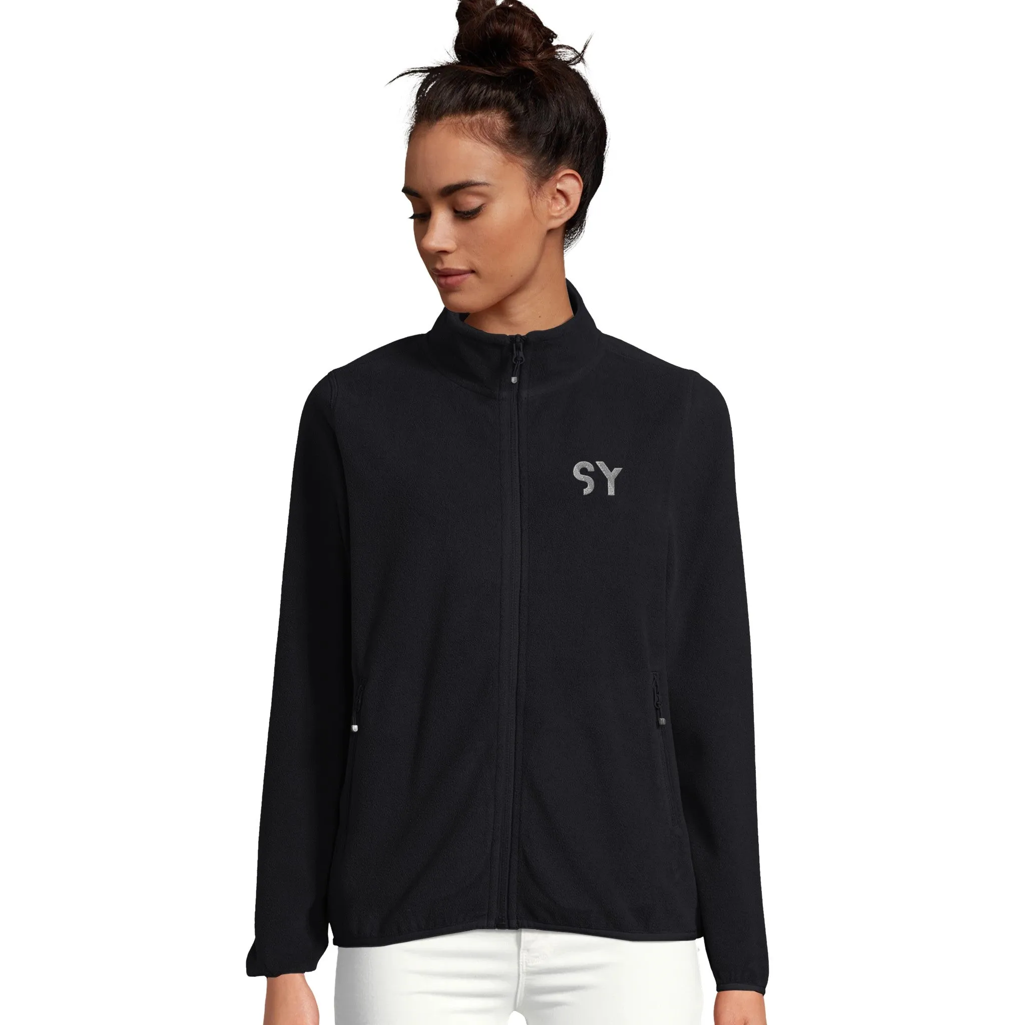 Women's Sustainable Chic Microfleece Zip Jacket