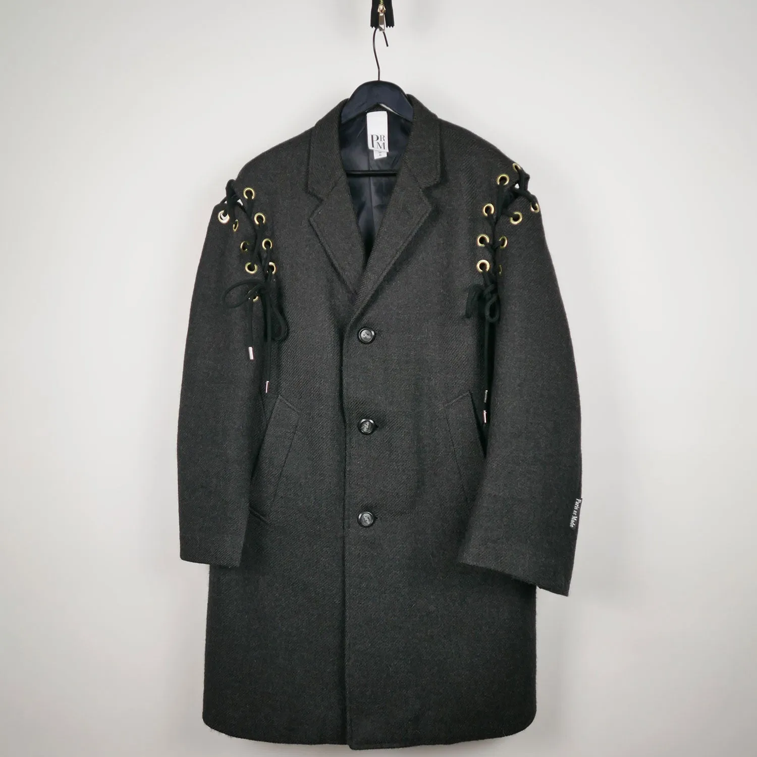 Wool Eyelet Coat